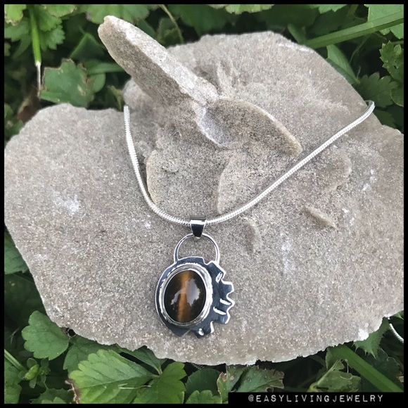 ⚡️New HANDMADE 🐯 Tiger Eye Necklace - Picture 4 of 5